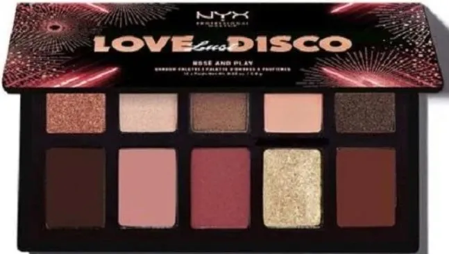 NYX paleta cieni do powiek Love Disco - Rose and Play